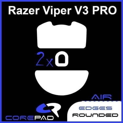 X-RAYPAD Jade Obsidian Mouse Skates Tiger EspTiger Ice Arc Corepad Skatez AIR Razer Viper V3 Pro
